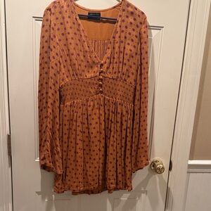 Urban Outfitters Orange Fabric